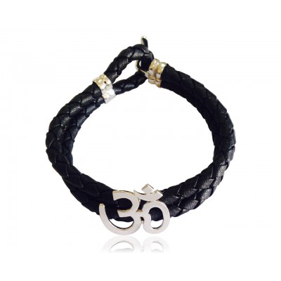 Gold Aum Bracelet for Men